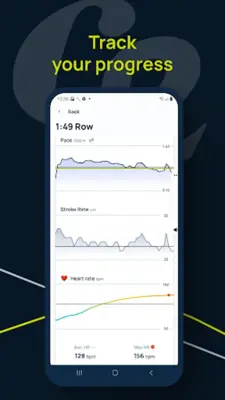 ErgData android App screenshot 1